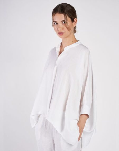 Overzise linen shauntung shirt  CamicettaSnob 41313-963-c165