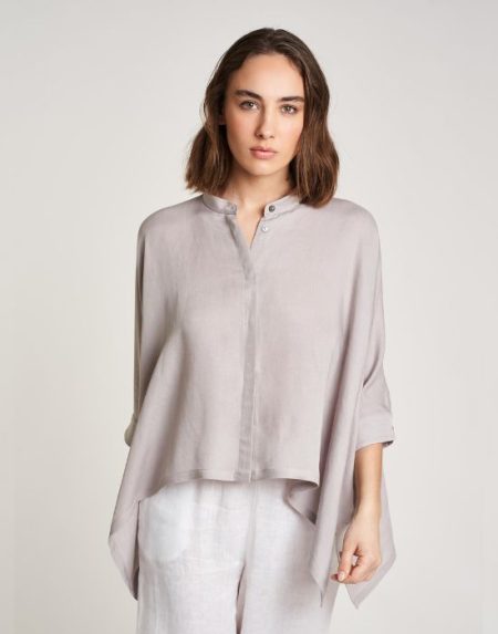 Overzise linen shauntung shirt CamicettaSnob 41313 963 v171