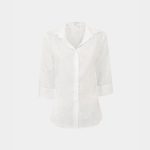 3/4 sleeve pure linen shirt Exenne W070P E1364
