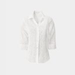 Cotton embroidered shirt Exenne W070P E1334