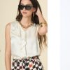 Frilled satin blouse Exenne W638 E1386