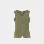 Linen waistcoat Exenne W641-E1387