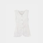 Linen waistcoat Exenne W641-E1387