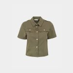 Cropped military shirt Exenne W633-E1383