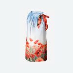Poppies print blouse Exenne W608B-E1304