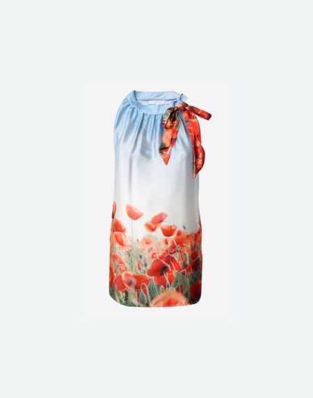Poppies print blouse Exenne W608B-E1304