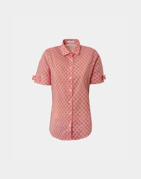 Print muslin shirt Exenne W630-E1367