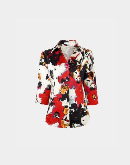 Poplin stretch shirt Exenne W070