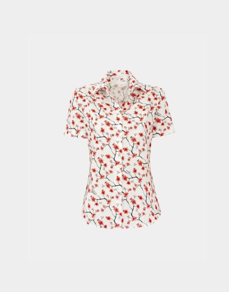Linen floral shirt Exenne W078P 30