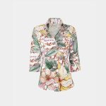 Poplin stretch shirt Exenne W070
