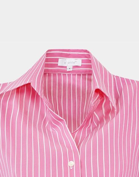 Striped poplin shirt Exenne W070 17