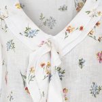 Linen floral blouse Exenne W650